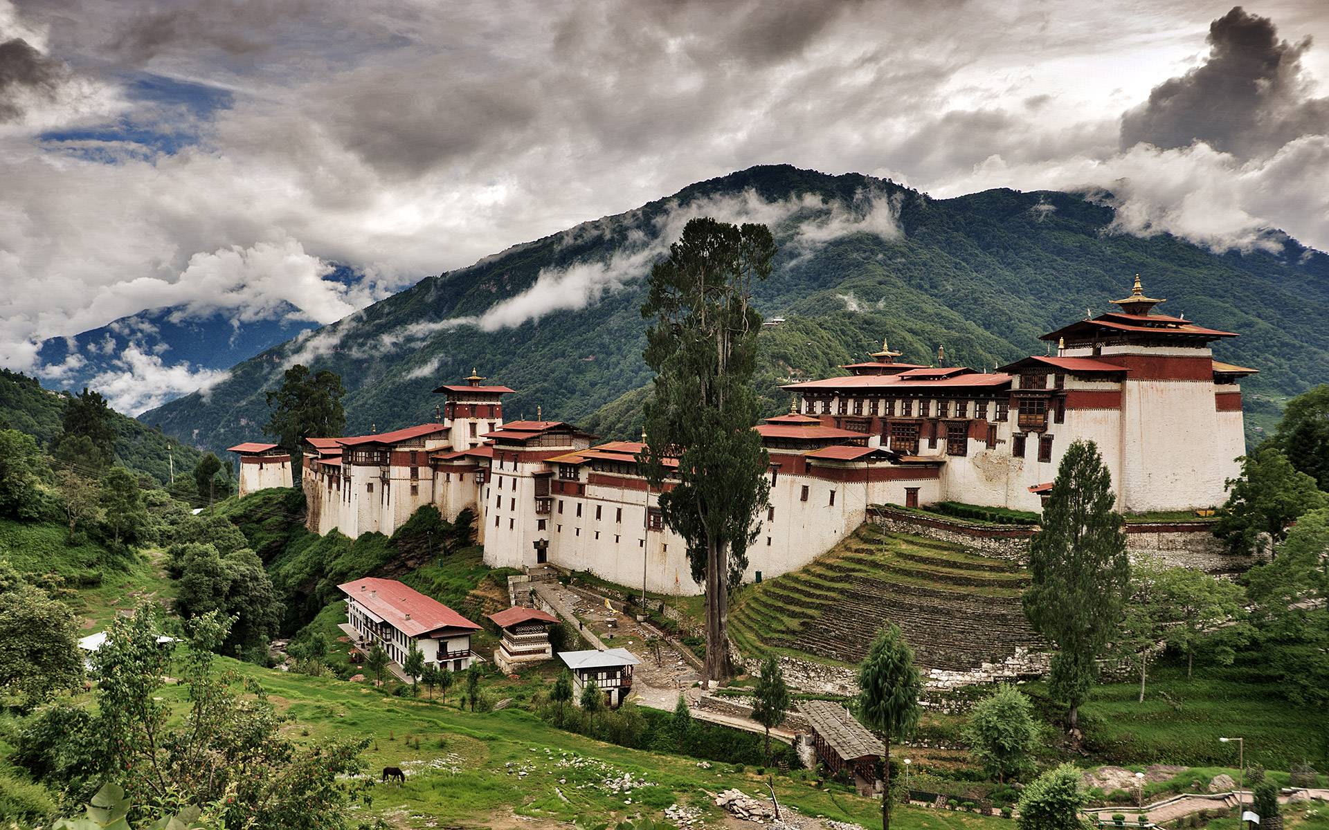 Бутан п. Тронгса-дзонг бутан. Королевство бутан (Bhutan). Пунакха-дзонг бутан. Королевство бутан достопримечательности.